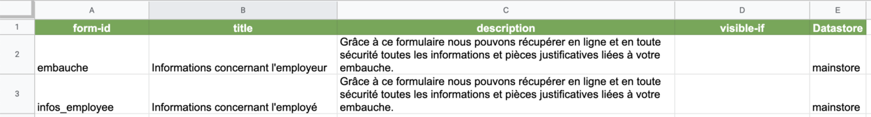 Correspondance entre l'id du RESULT_ et l'id du formulaire